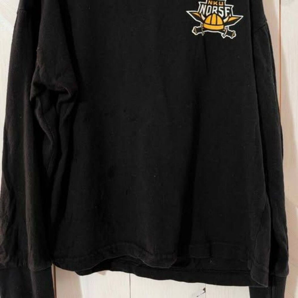 Black NKU Norse Long Sleeve Shirt Youth Small